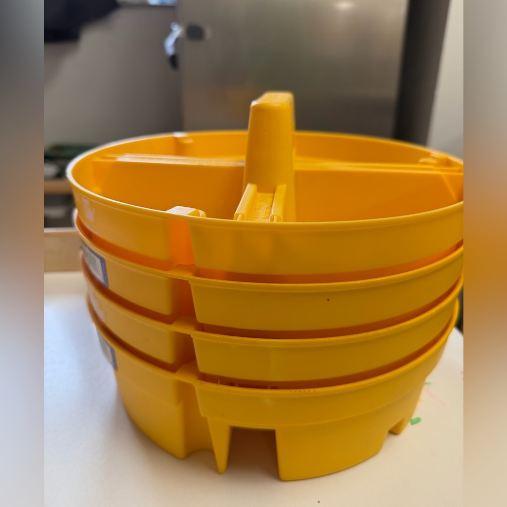 Bucket Boss 5 Gallon Bucket Organizer 4 Compartment - 4 Pack